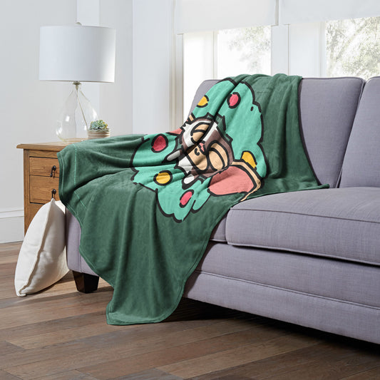 Gremlins, Festive Gizmo Throw Blanket 50"x60"