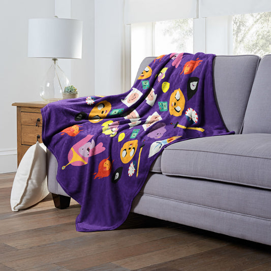 Adventure Time Adventure Kalidescope Throw Blanket 50"x60"