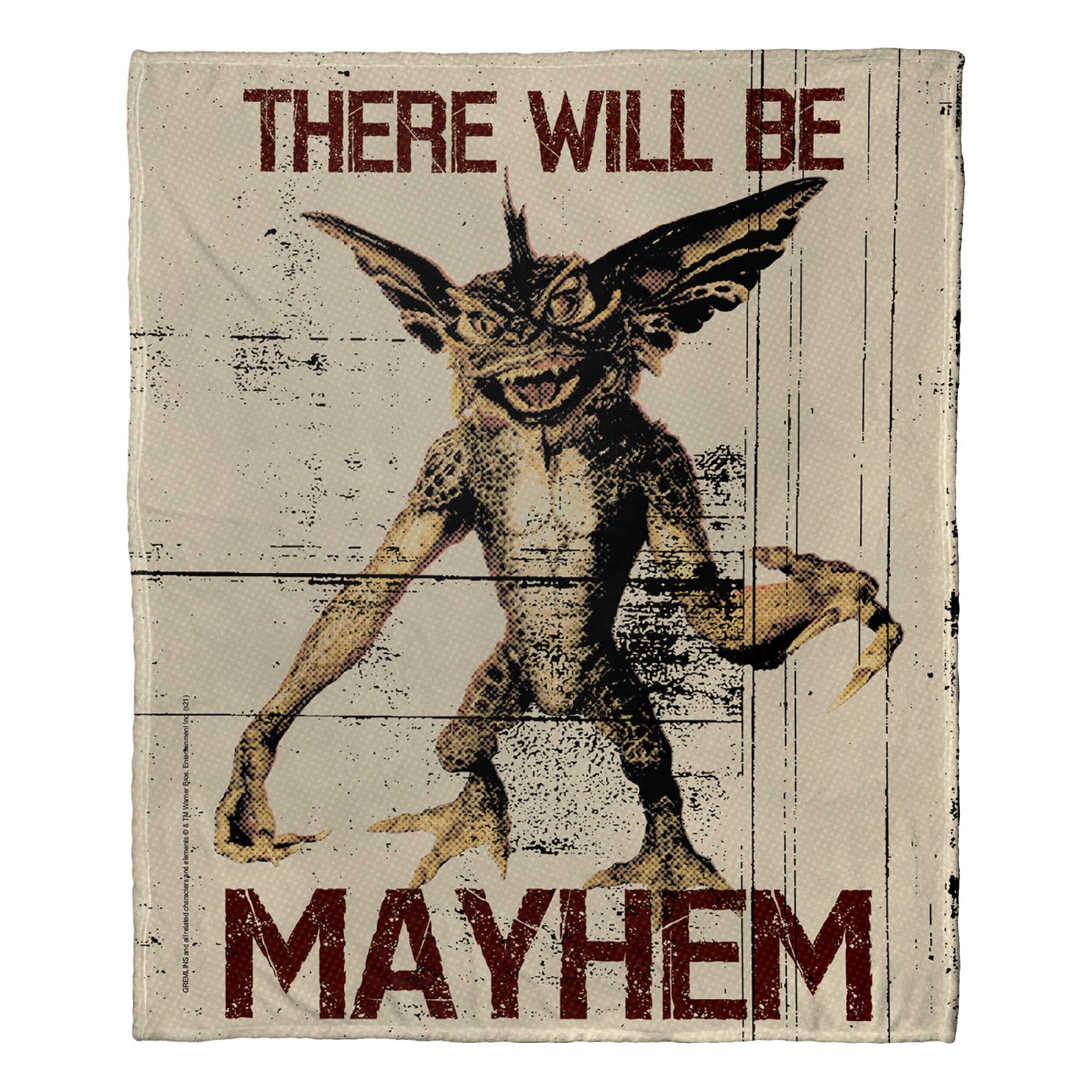 Gremlins, Mayhem Time Throw Blanket 50"x60"