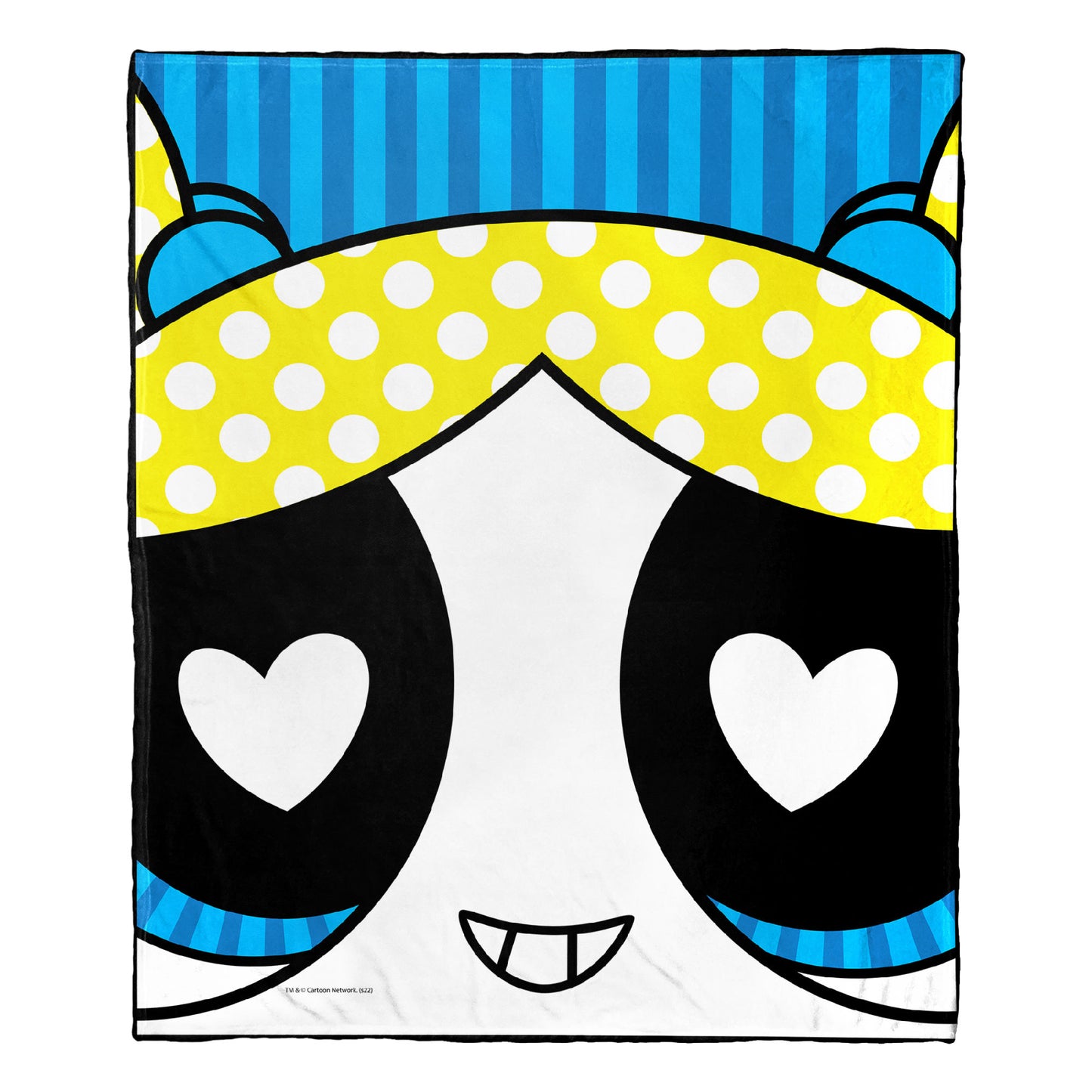 POWERPUFF GIRLS, Bubbles Heart Eyes, Silk Touch Throw Blanket, 50"x60"