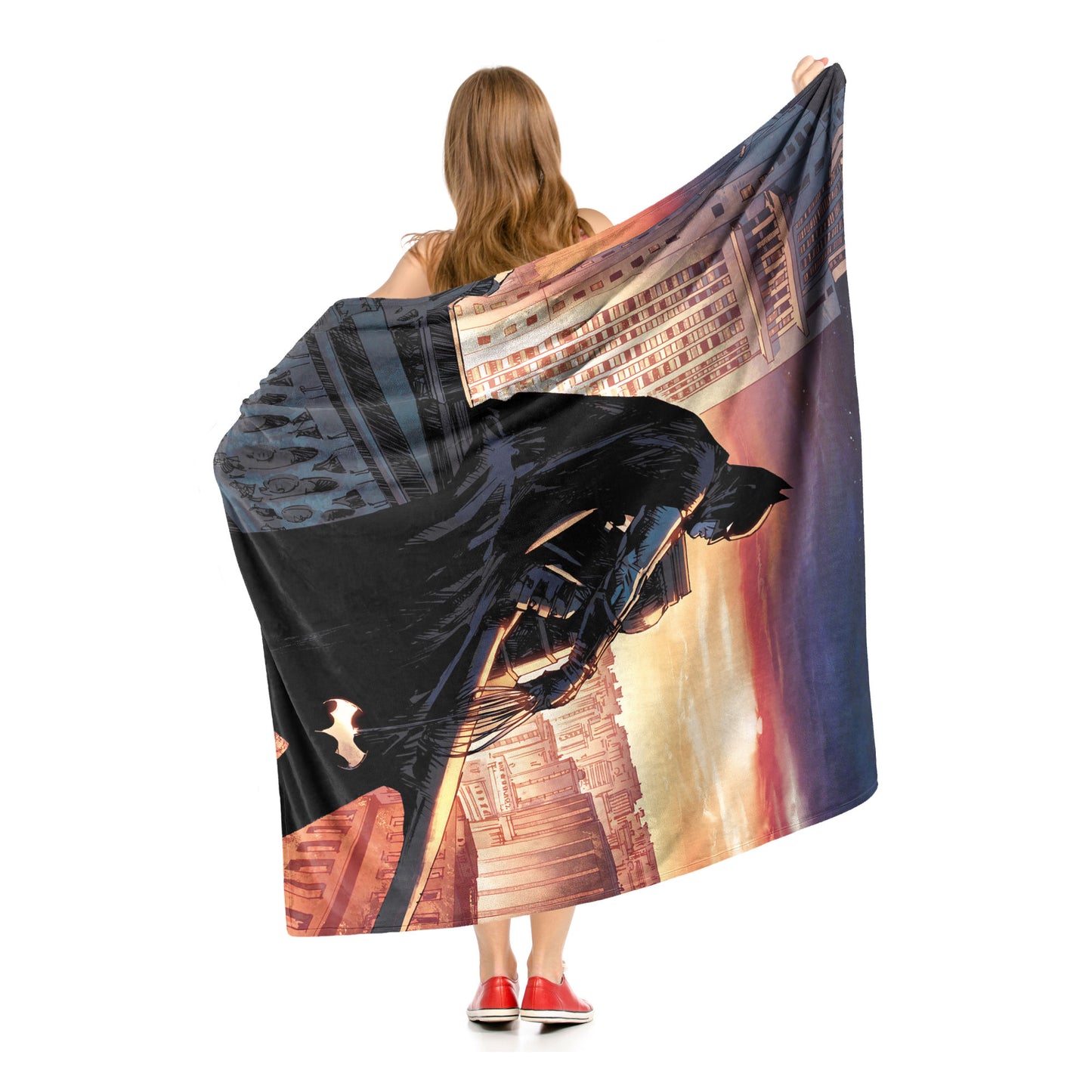 DC Batman, Knight Watch Throw Blanket 50"x60"
