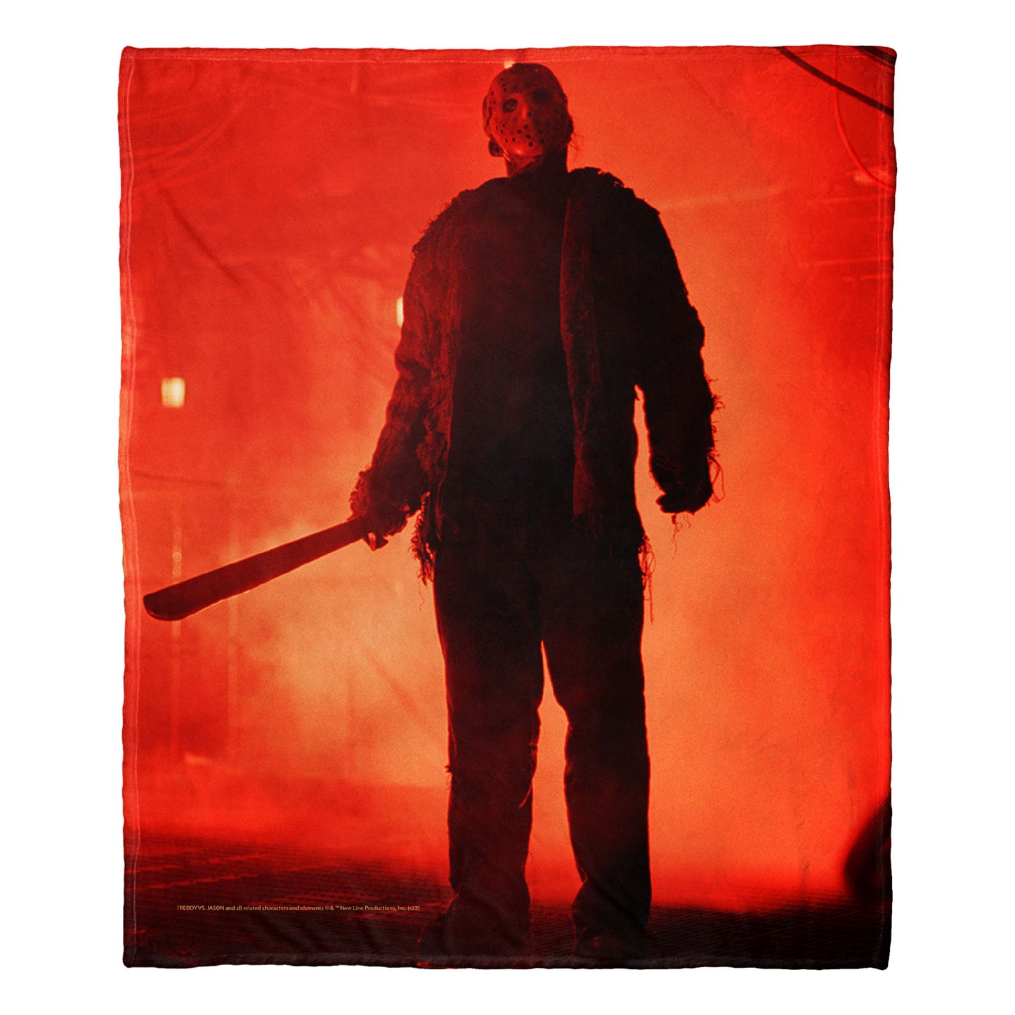 Freddy vs Jason Firey Rage Throw Blanket 50"x60"