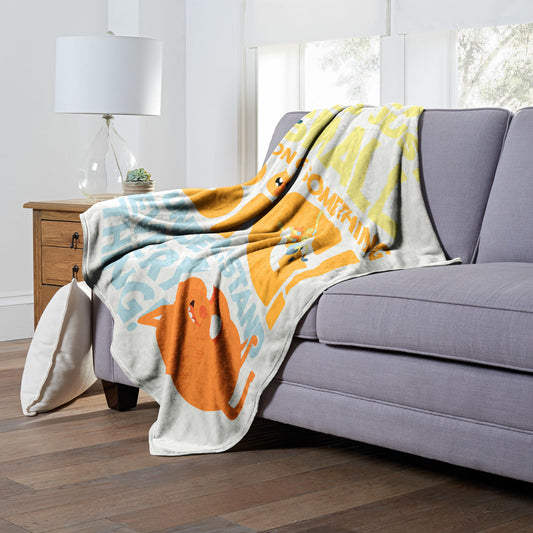 Adventure Time Big & Small Throw Blanket 50"x60"