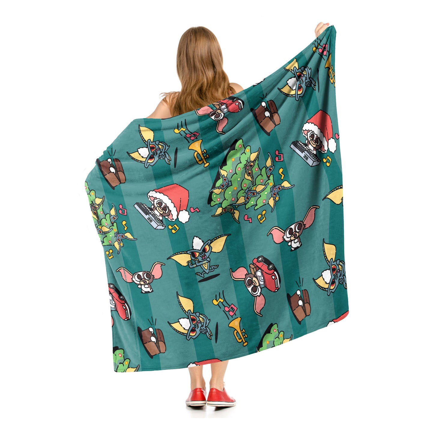 Gremlins, Holiday Madness Throw Blanket 50"x60"