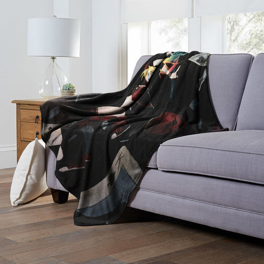 DC Comics Batman Fallen Cards Throw Blanket 50"x60"