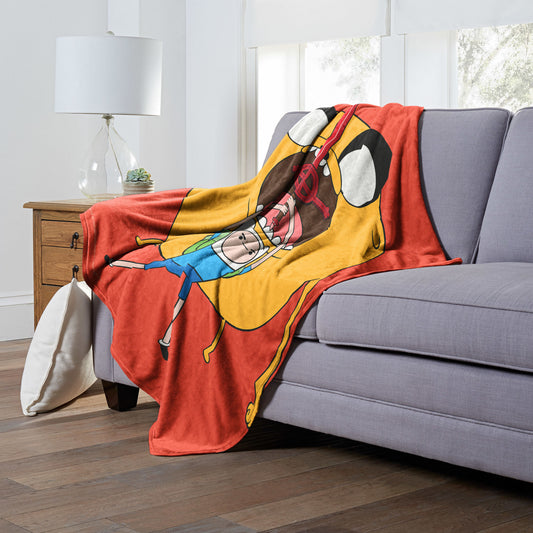 Adventure Time, Round Boy Throw Blanket 50"x60"
