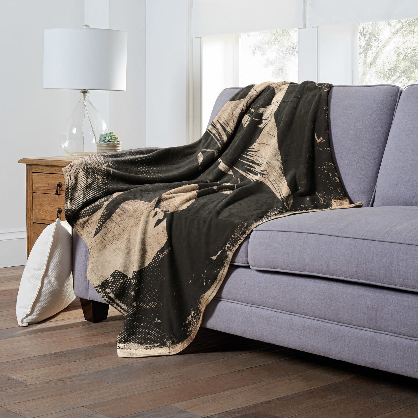 DC Comics Batman Secret Identity Throw Blanket 50"x60"