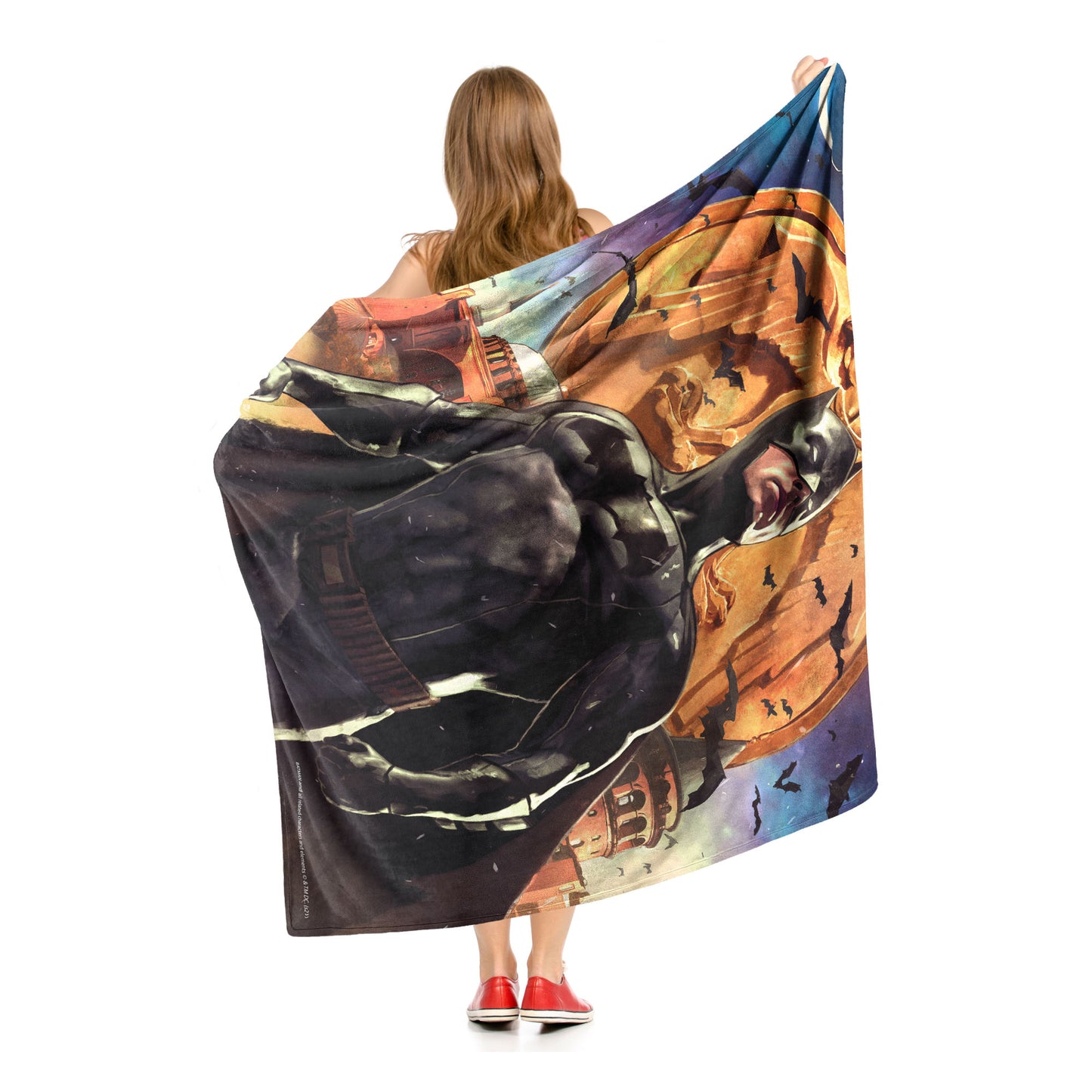 DC Batman, Castle Guardian Throw Blanket 50"x60"