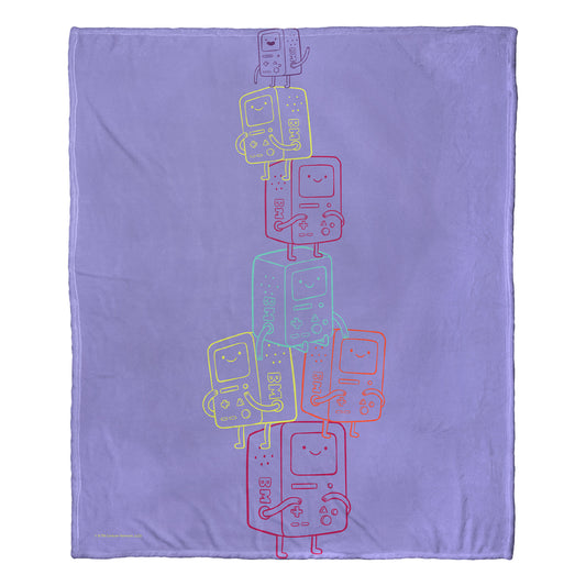 Adventure Time BMO Tower Throw Blanket 50"x60"