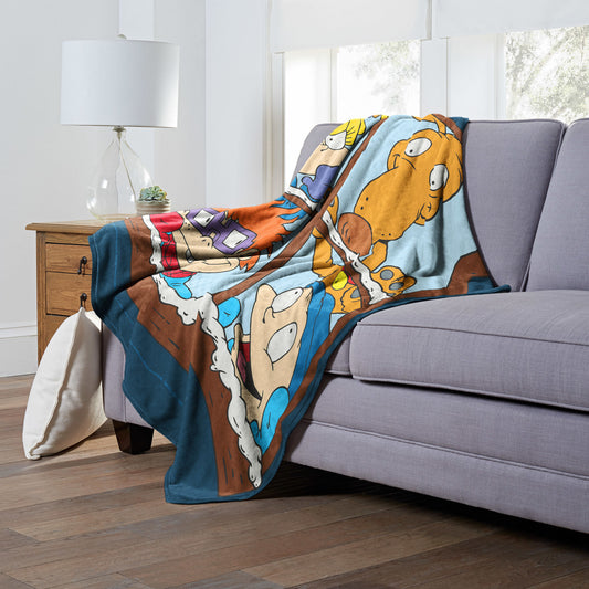 Rugrats, Winter Window Throw Blanket 50"x60"