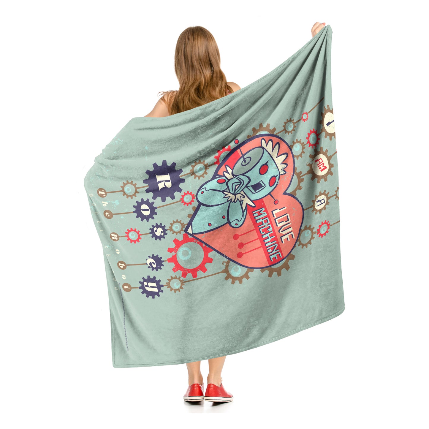 The Jetsons, Love Machine Rosey Throw Blanket 50"x60"