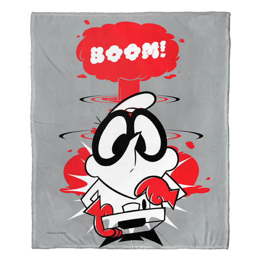Cartoon Network's Dexter's Laboratory Boom Throw Blanket 50"x60"