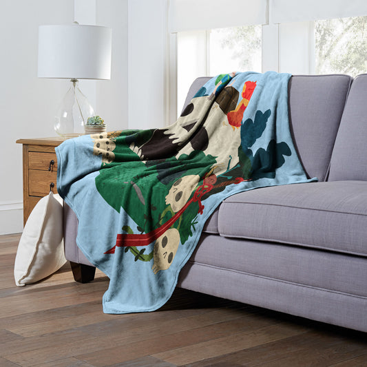Adventure Time Treasure Awaits Throw Blanket 50"x60"