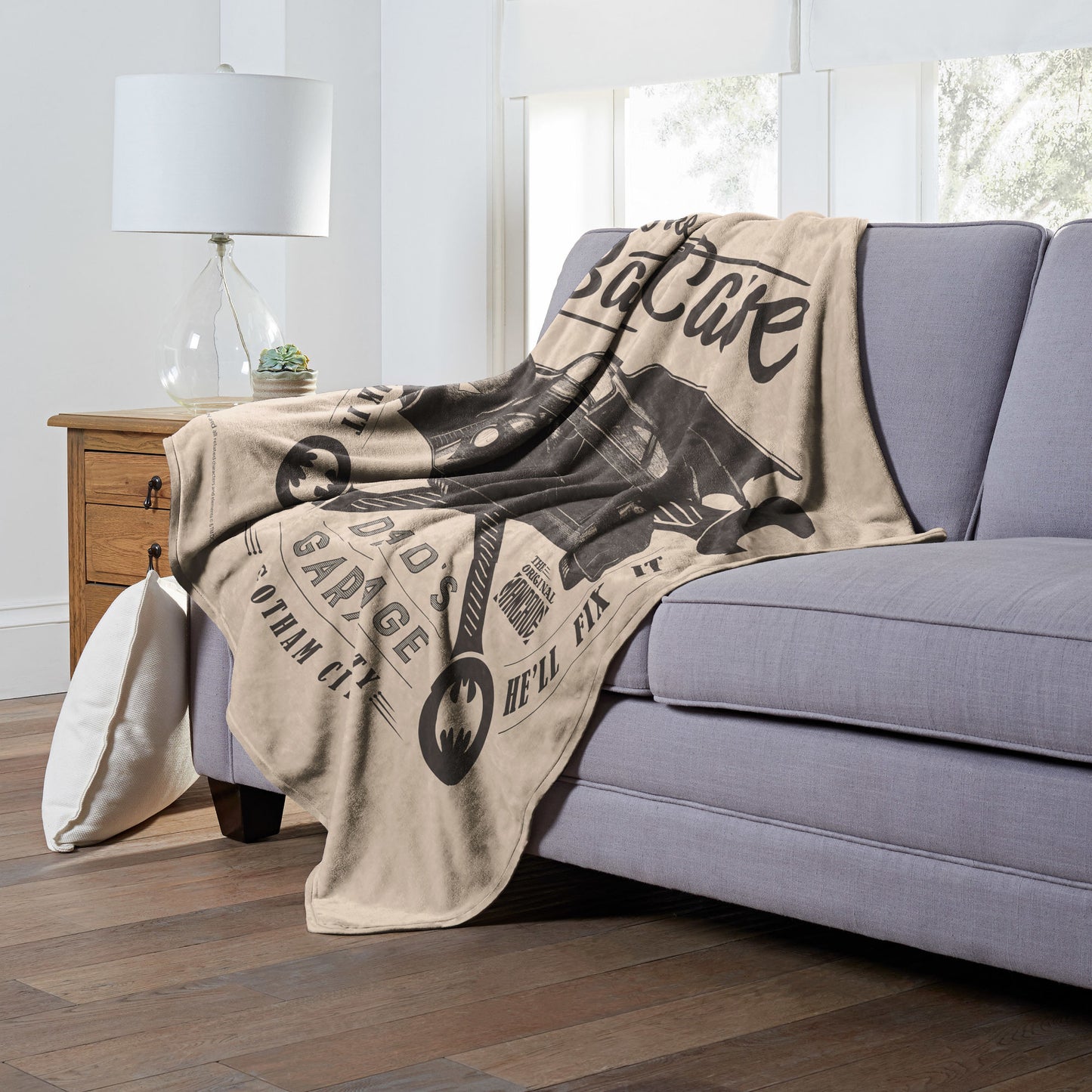 DC Batman, The Dad Cave Throw Blanket 50"x60"