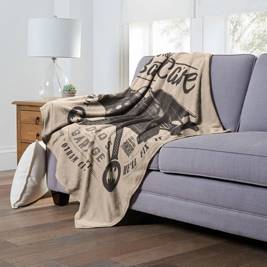 DC Batman, The Dad Cave Throw Blanket 50"x60"