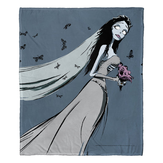 Corpse Bride Down the Aisle Throw Blanket 50"x60"
