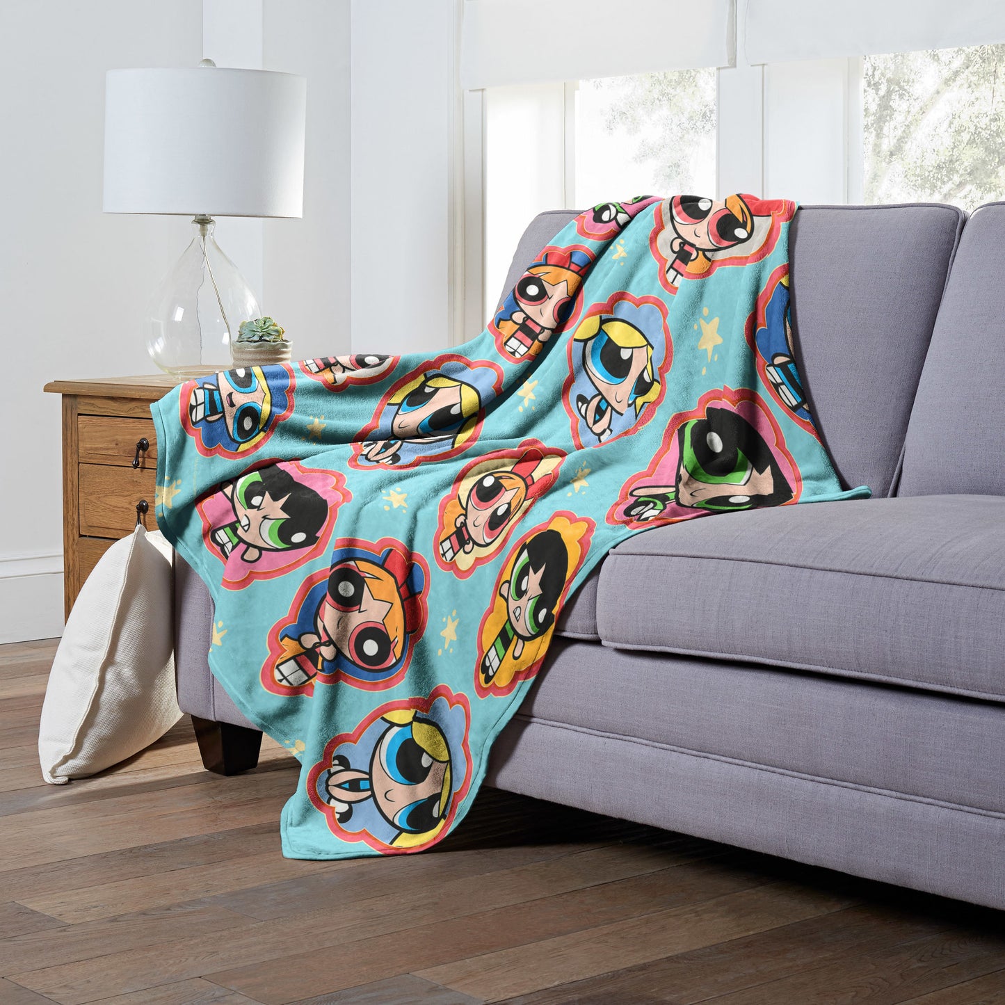 POWERPUFF GIRLS, Classic Expressions, Silk Touch Throw Blanket, 50"x60"
