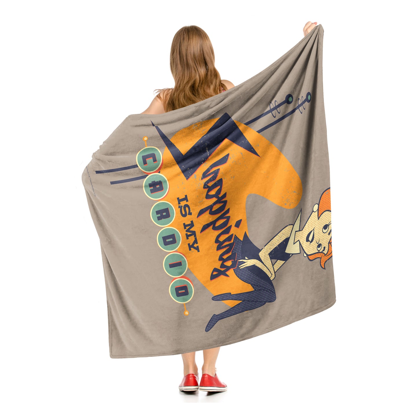The Jetsons, Shopping Workout Throw Blanket 50"x60"