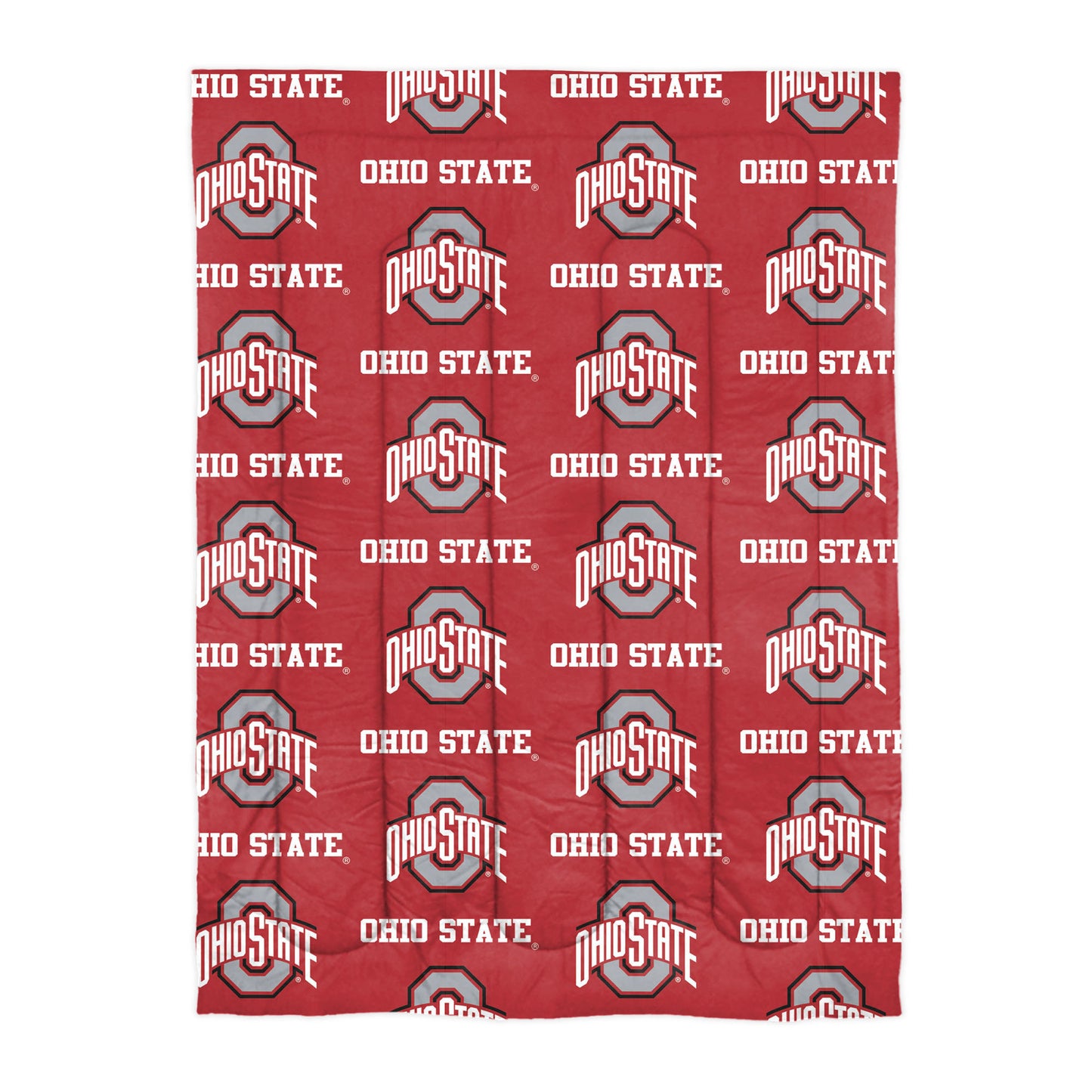 Ohio State University Buckeyes Twin Rotary Bed In a Bag Set