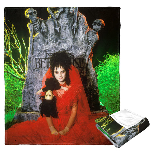 Beetlejuice Here Lies Beetlejuice Throw Blanket 50"x60"