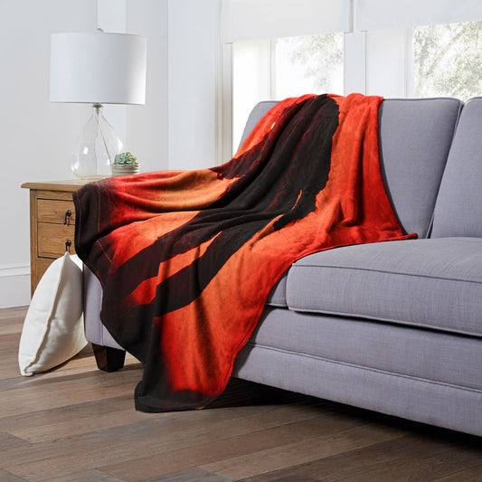 Freddy vs Jason Firey Rage Throw Blanket 50"x60"