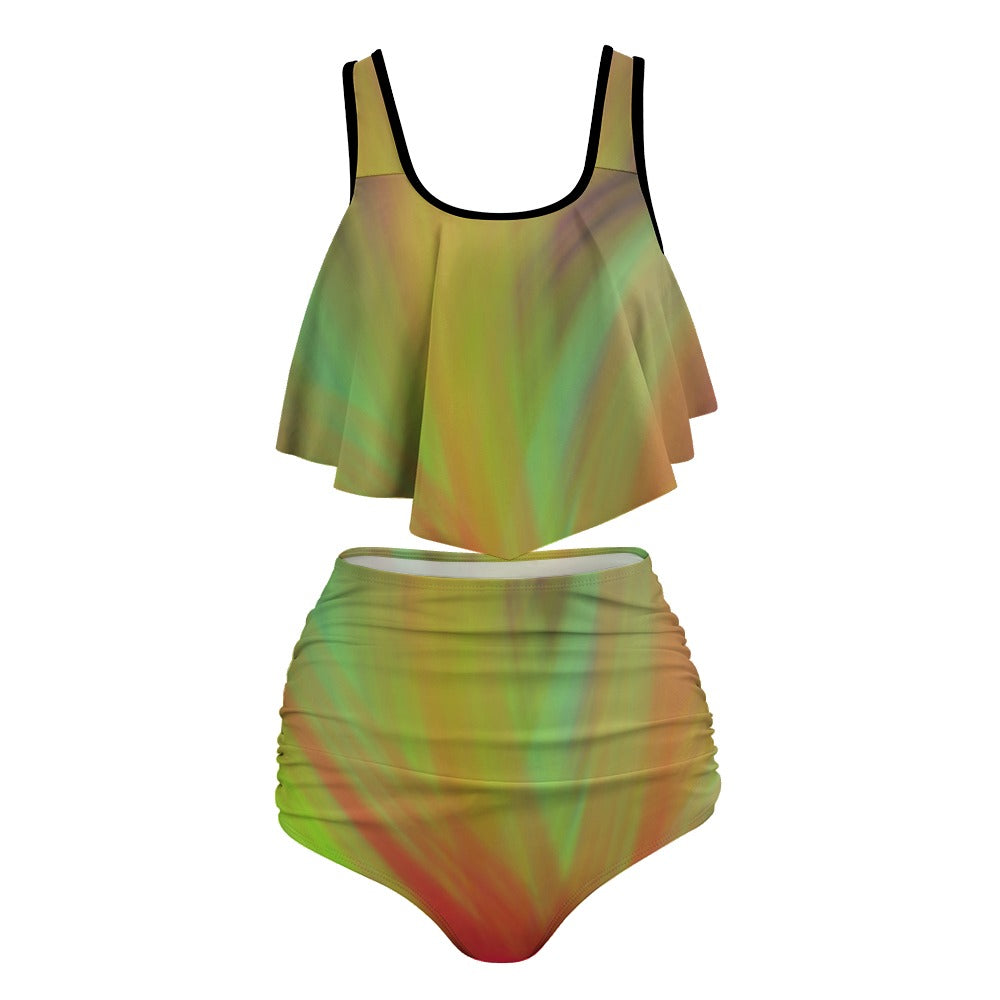 Women's Stretchy Multicolor Bikini Swimsuits
