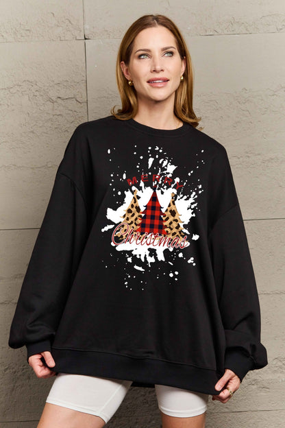 MERRY CHRISTMAS Graphic Sweatshirt