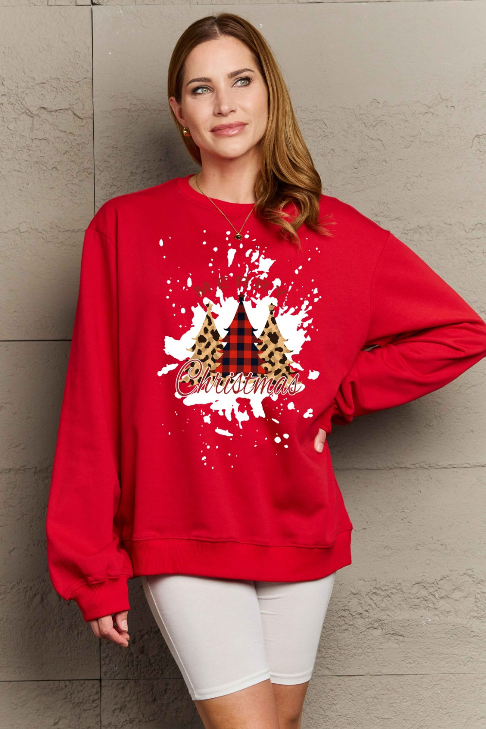 MERRY CHRISTMAS Graphic Sweatshirt