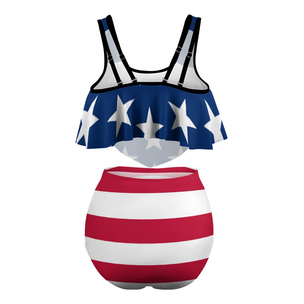 Women's Stretchy 4th of July Bikini Swimsuits