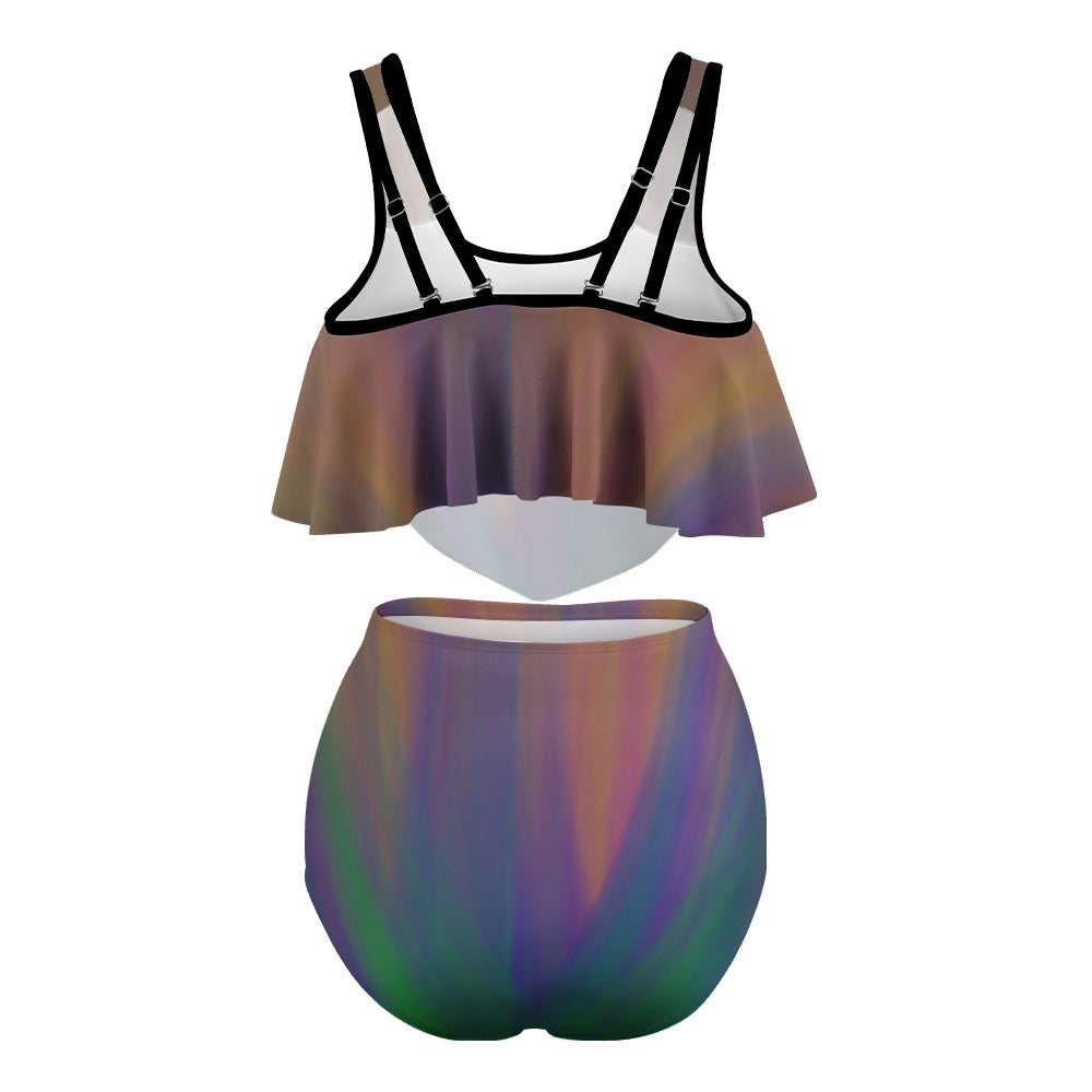 Women's Stretchy Multicolor Bikini Swimsuits