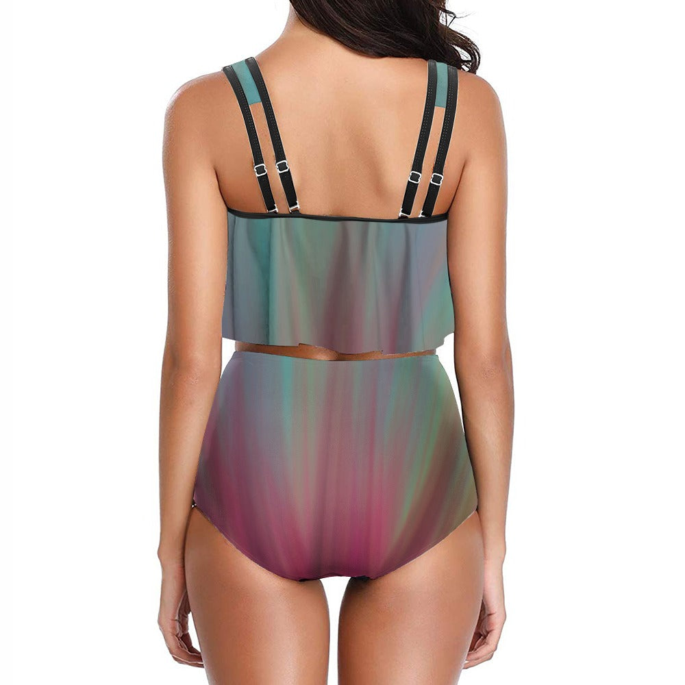 Women's Stretchy Multicolor Bikini Swimsuits