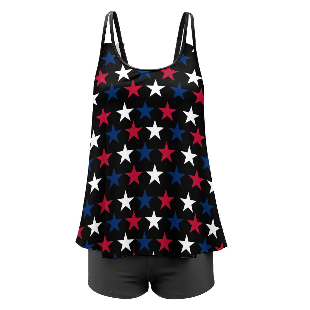 Plus 2-Piece Tankini & Boy Shorts Sets