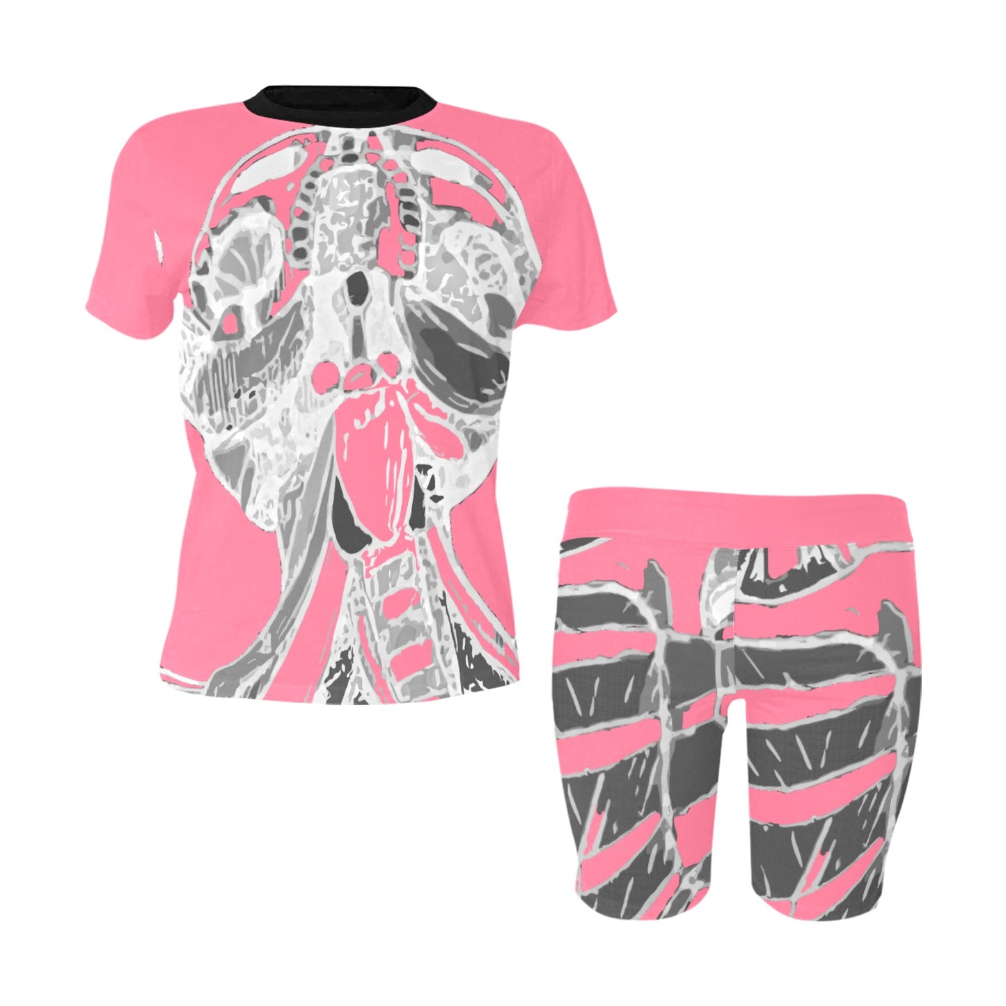 Women's Two-Piece Yoga Shirt & Shorts Sets