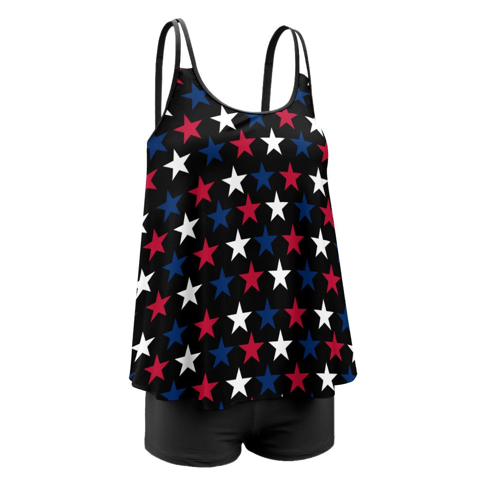 Plus 2-Piece Tankini & Boy Shorts Sets