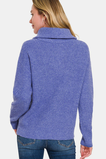 Half Zip Long Sleeve Sweater