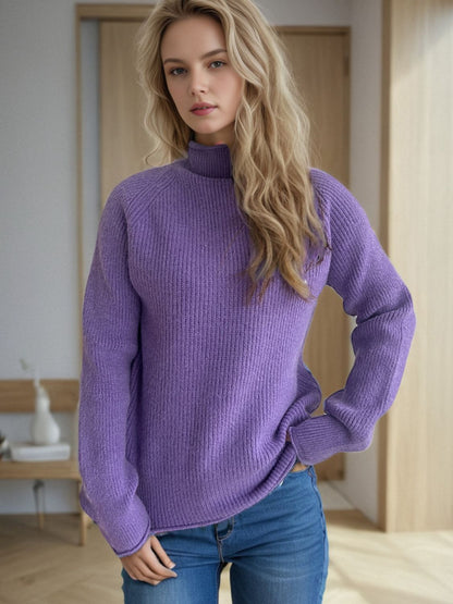 Turtleneck Long Sleeve Sweater