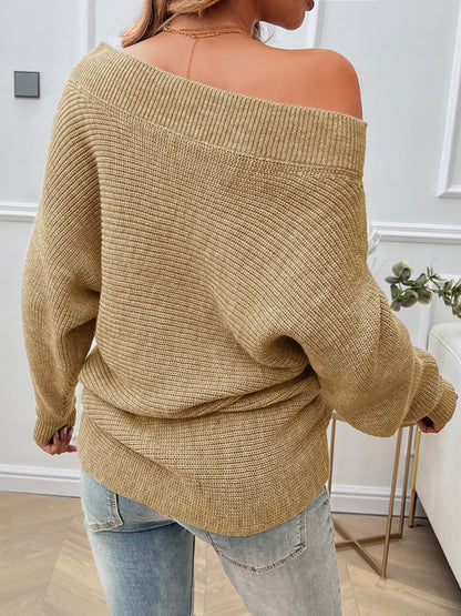 Pearl Detail Long Sleeve Sweater