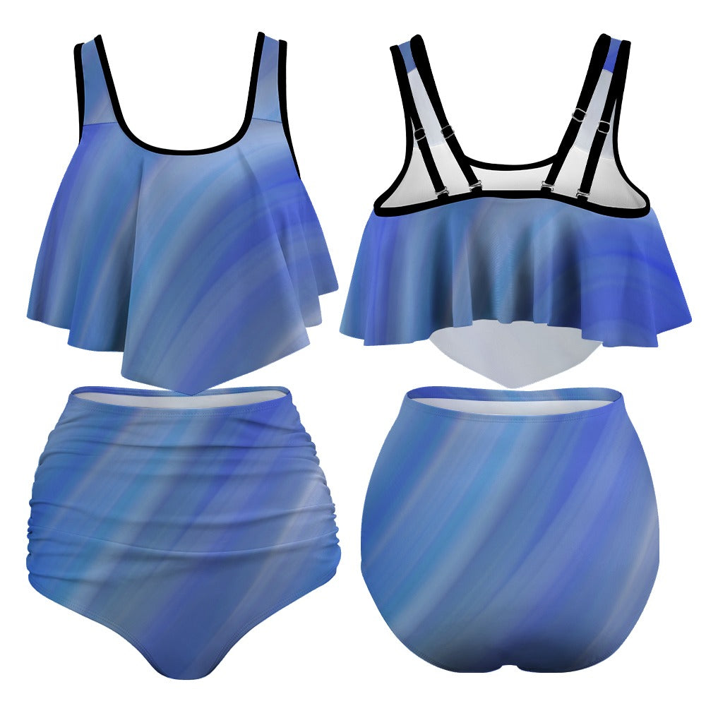 Women's Stretchy Multicolor Bikini Swimsuits