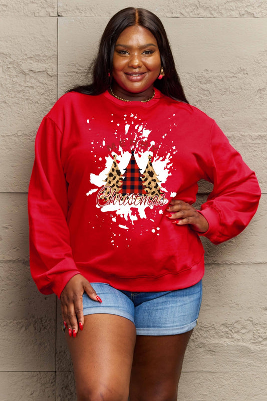 MERRY CHRISTMAS Graphic Sweatshirt