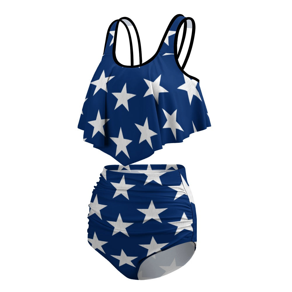 Women's Stretchy 4th of July Bikini Swimsuits