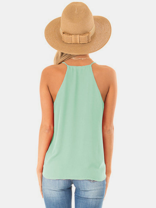Surplice Spaghetti Strap Top