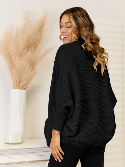 Open Front Cardigan with Pockets