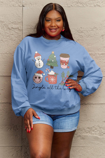 JINGLE ALL THE WAY Long Sleeve Sweatshirt