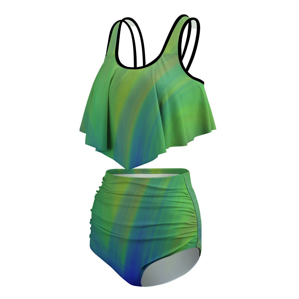 Women's Stretchy Multicolor Bikini Swimsuits