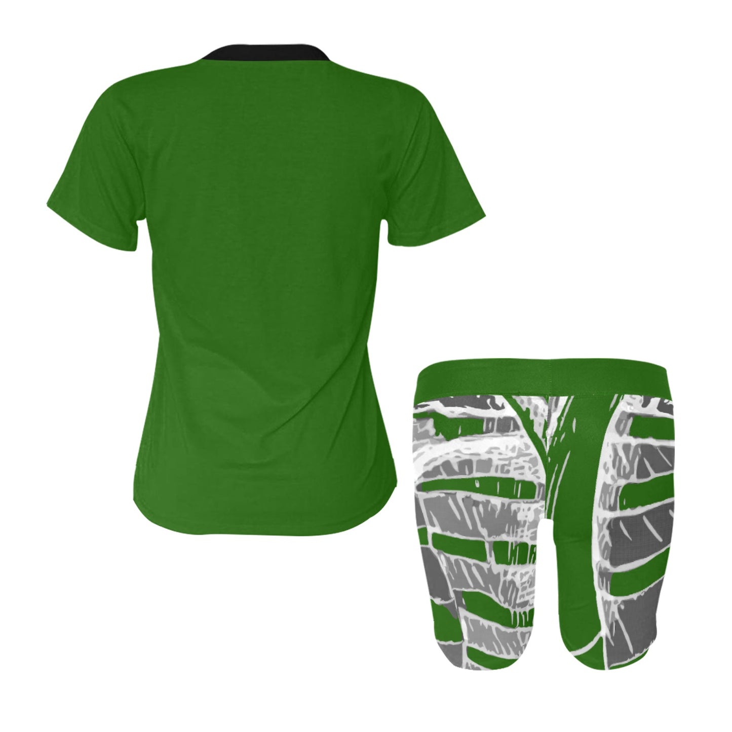 Women's Two-Piece Yoga Shirt & Shorts Sets