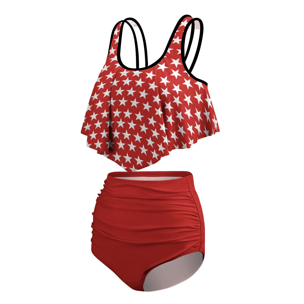 Women's Stretchy 4th of July Bikini Swimsuits
