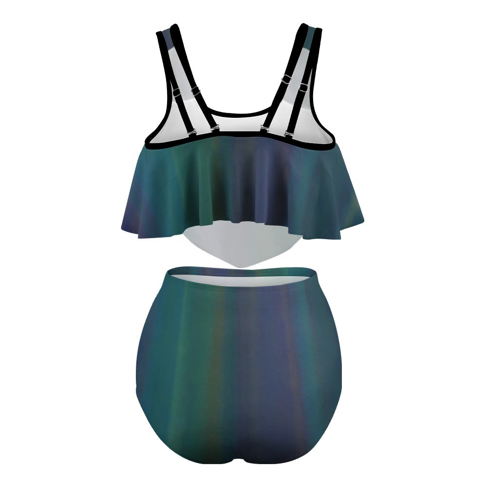 Women's Stretchy Multicolor Bikini Swimsuits
