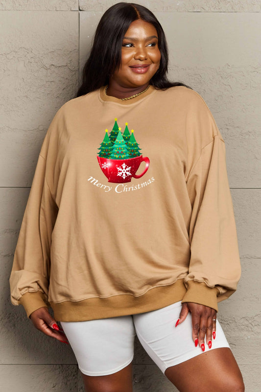 MERRY CHRISTMAS Graphic Sweatshirt