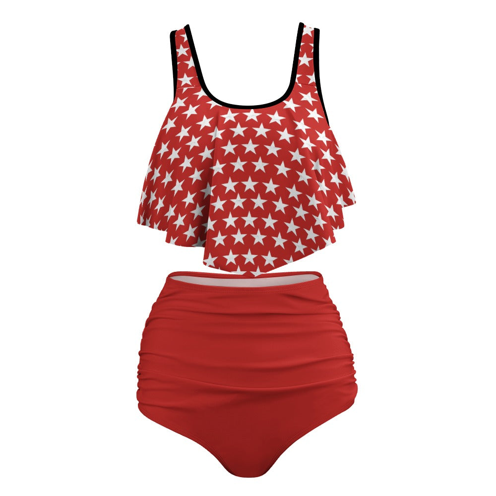 Women's Stretchy 4th of July Bikini Swimsuits