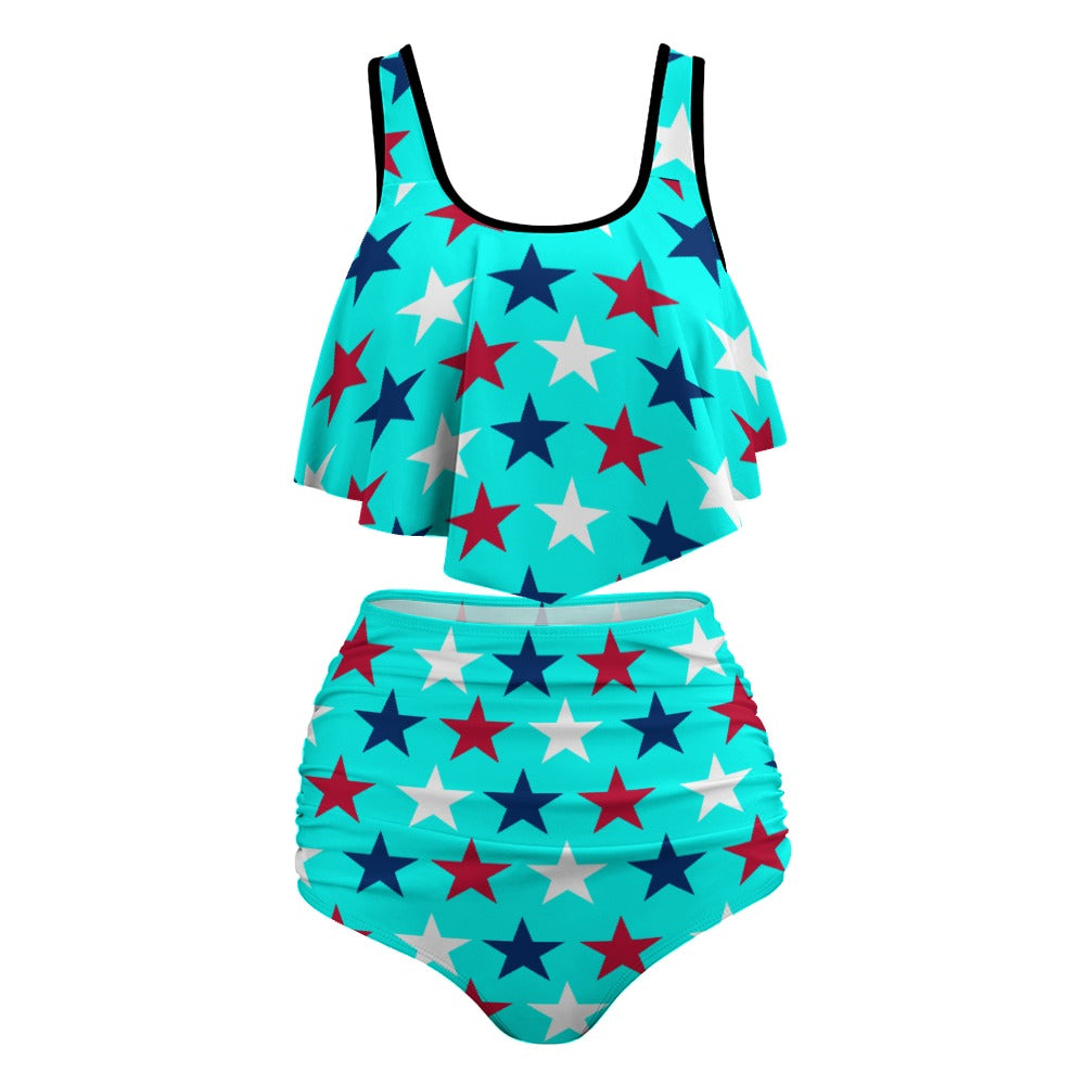 Women's 2-Piece 4th of July Plus Bikinis